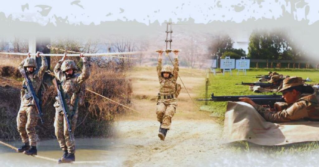 Training at the Pakistan Military Academy (PMA)