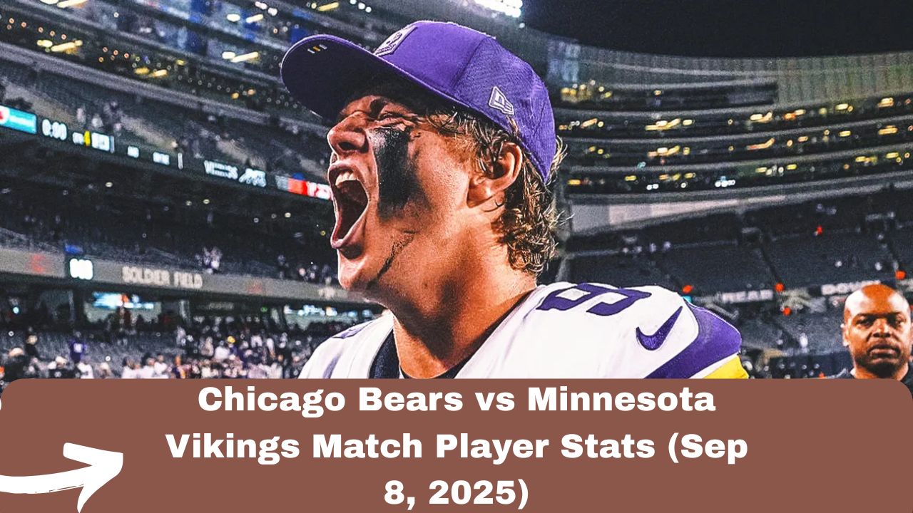Chicago Bears vs Minnesota Vikings Match Player Stats