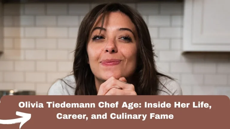 Olivia Tiedemann Chef Age